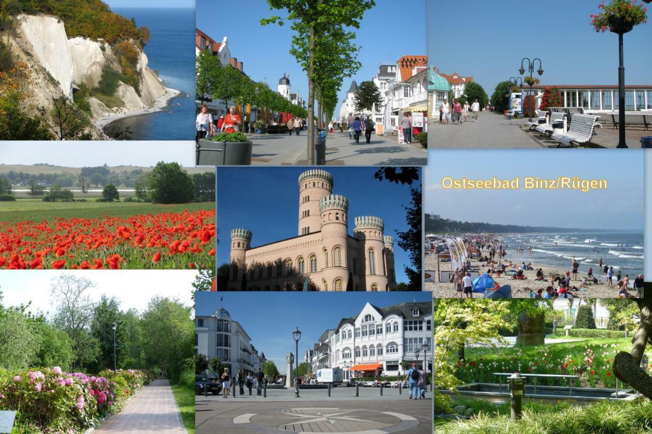 2-Zimmer Ferienwohnung im Zentrum von Ostseebad Binz Exterior foto